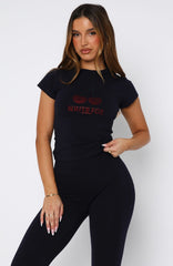 Made With Love Baby Tee Navy