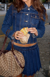 Ayla Denim Jacket Dark Blue