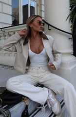 You Told Me Jacket Beige