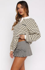 Just Doing Me Mini Skort Pepper