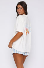 Fresh Only Pyjama Oversized Tee White