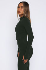 Times Up Crop Jacket Forest