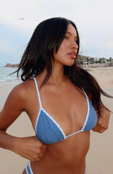 Electric Summer Bikini Top Moonbeam