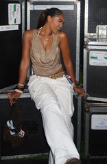 Can't Compete Cargo Pants Off White