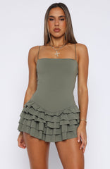 Photo Id Playsuit Khaki