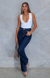 Millie High Rise Bootleg Jeans Dark Indigo