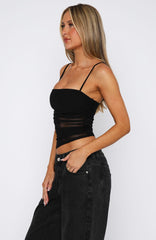 Sugar Honey Top Black