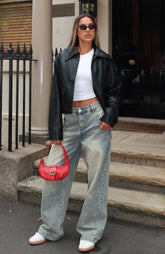 Nobody Told Me PU Jacket Black