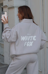 Offstage Zip Front Sweater Moon