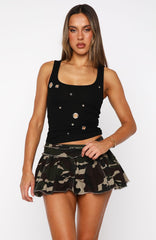 Unspoken Bond Mini Skort Camo
