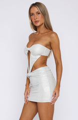 One Of Many Mini Dress Silver