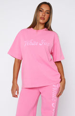 The Good Life Oversized Tee Pink