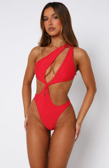 Full Attention One Piece Red