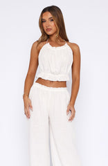 Take Me Away Top White