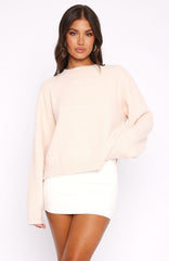 Warm Whispers Knit Sweater Cream