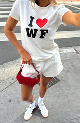 11th Street City Of Dreams Relaxed Baby Tee Frosting