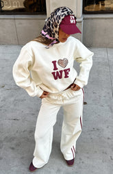 11th Street Concrete Jungle Oversized Sweater Cake Batter