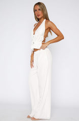 Further Away Pants White