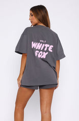 Offstage Back Graphic Oversized Tee Volcanic