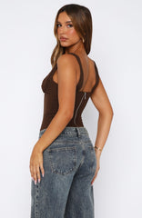Chasing Shadows Bustier Chocolate
