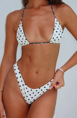 Minnie Reversible Bottoms Cream/Black Polka Dot
