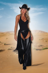 Cowgirl Cutie Chaps Set Black