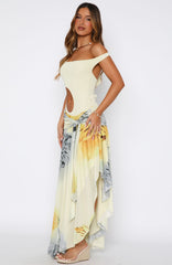 Florence Fling Maxi Dress Lemon Blossom