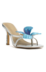 Ayan Mules Silver/Blue