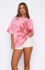 Most Loved Oversized Tee Pink