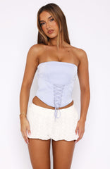 Hit The Road Mini Skort White