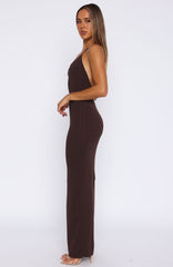 Don't Need Permission Maxi Dress Chocolate