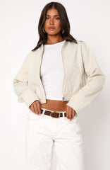 You Told Me Jacket Beige
