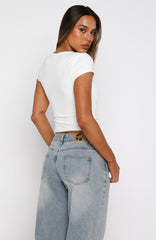 Feel The Same Way Top Off White