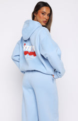 Club 14 Cassie Boxy Hoodie Blue