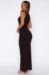 She's Back Maxi Dress Espresso