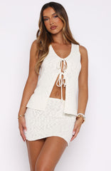Rise Above Knit Top Off White