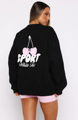 Club 14 Peyton Oversized Sweater Black