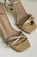 Addicted To You Heels Gold