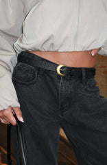 Titan Belt Black/Vintage Gold