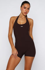 Breakthrough Playsuit Dark Chocolate
