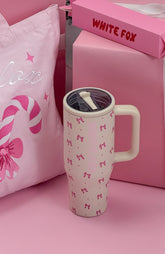 Colson Drink Bottle 1.2 Litre Cream Bows