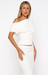 Dancing At Night Knit Top Snow