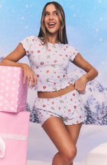 Dreamy Pyjama Top Jingle Joy