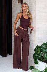 Figuring Out Feelings Pants Chocolate