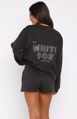 Forever Is Ours Oversized Sweater Charcoal