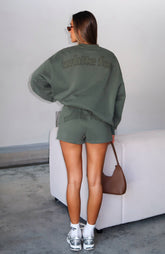 From The Archives Lexi Lounge Shorts Khaki