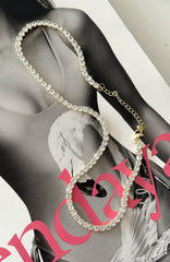 Gretel Tennis Necklace Gold