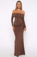 I'm Not Sorry Maxi Skirt Coffee