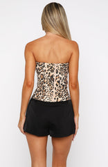 I Want Adventure Strapless Bustier Kalahari Desert