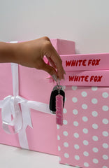 I've Got You Keychain Pink Snowflake